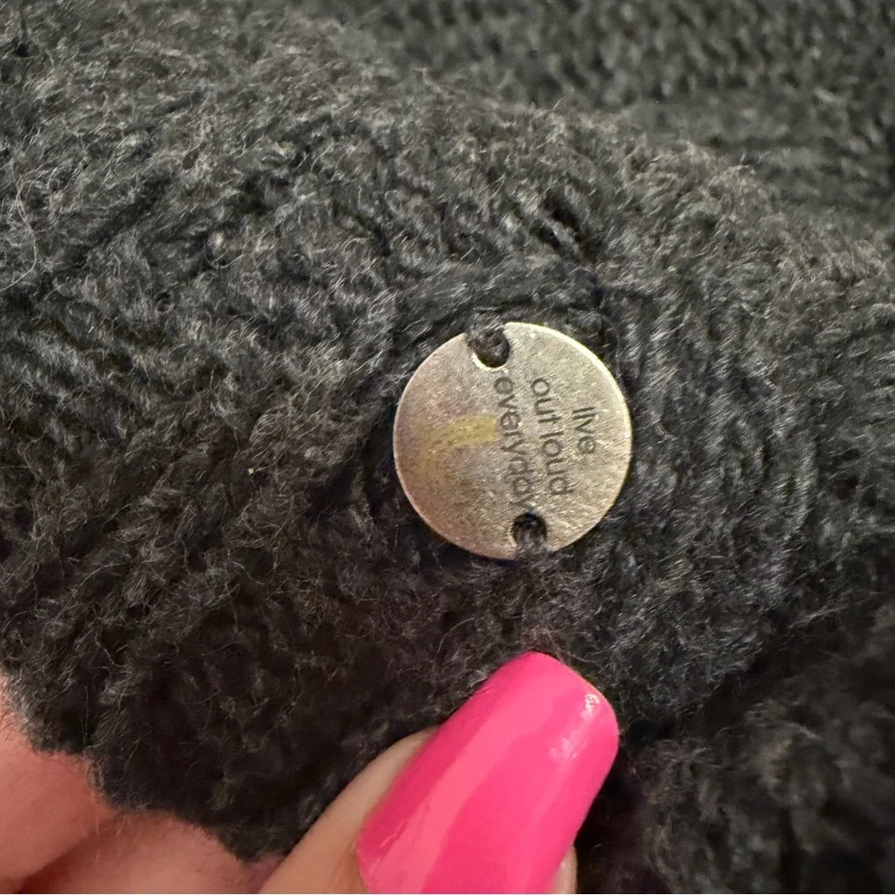 Lole Grey Knit Infinity Scarf - Picture 12 of 14